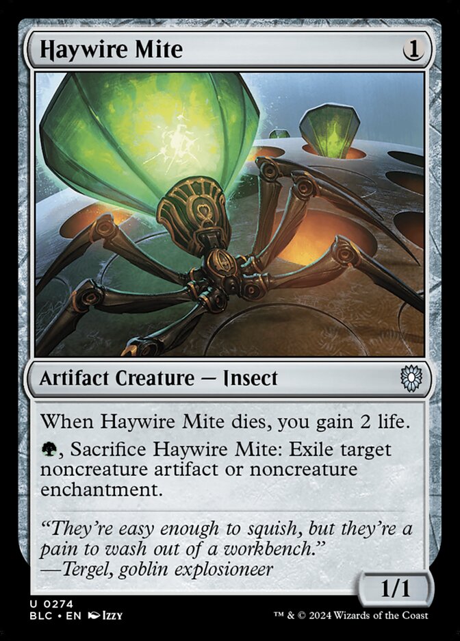 Haywire Mite (274) - Bloomburrow Commander (BLC)