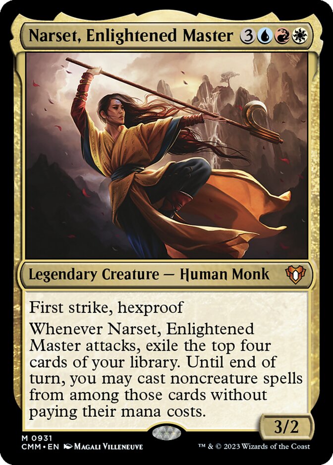 Narset, Enlightened Master (931) - Commander Masters (CMM)