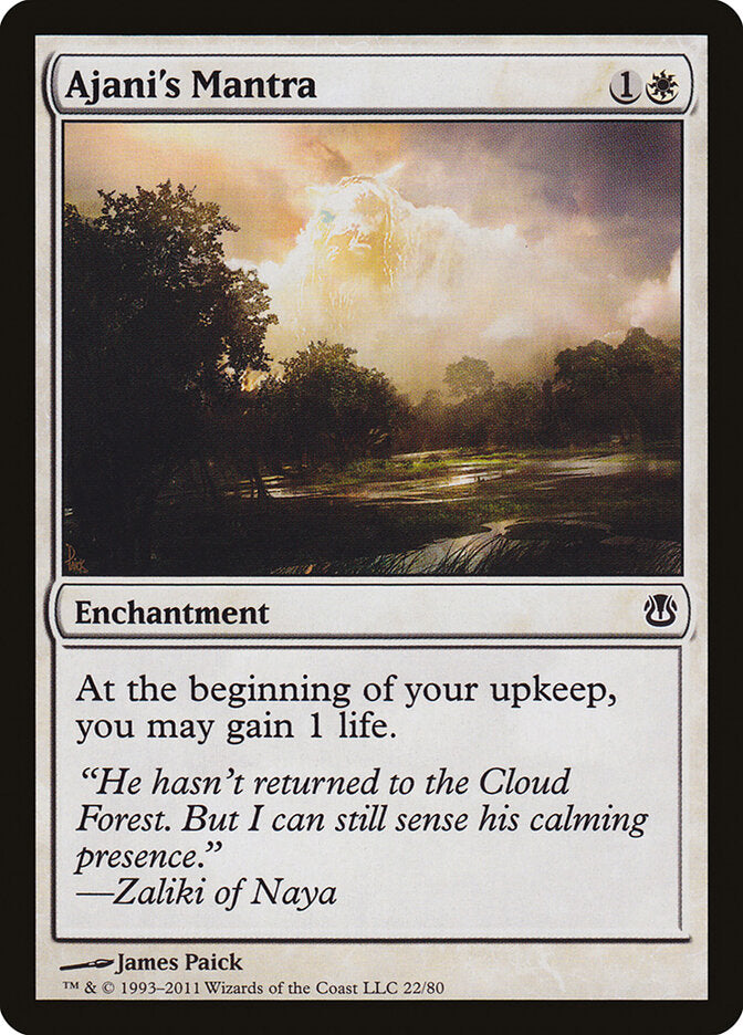 Ajani's Mantra (22) - Duel Decks: Ajani vs. Nicol Bolas (DDH)