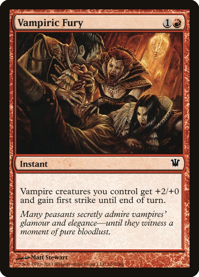 Vampiric Fury (167) - Innistrad (ISD)