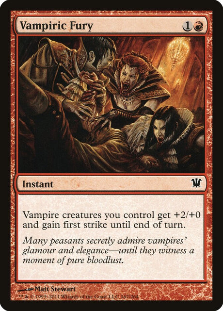 Vampiric Fury (167) - Innistrad (ISD)