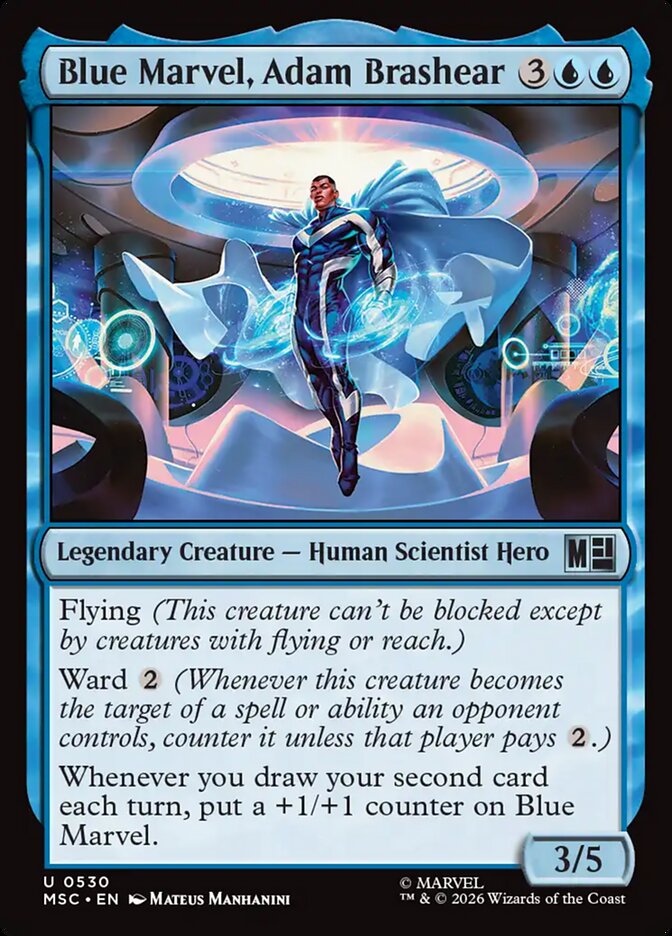Blue Marvel, Adam Brashear (530) - Marvel Super Heroes Commander (MSC)