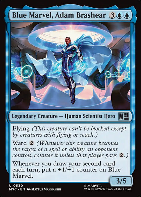Blue Marvel, Adam Brashear (530) - Marvel Super Heroes Commander (MSC)