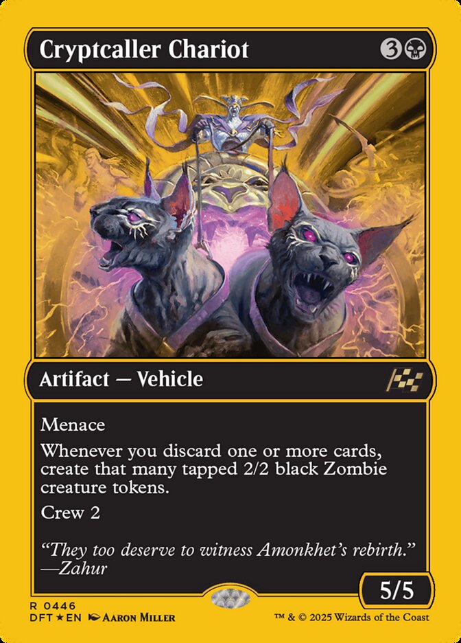 Cryptcaller Chariot - [First Place Foil] Aetherdrift (DFT)
