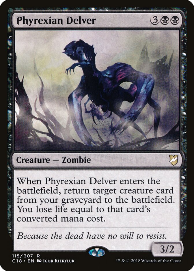 Phyrexian Delver (115) - Commander 2018 (C18)