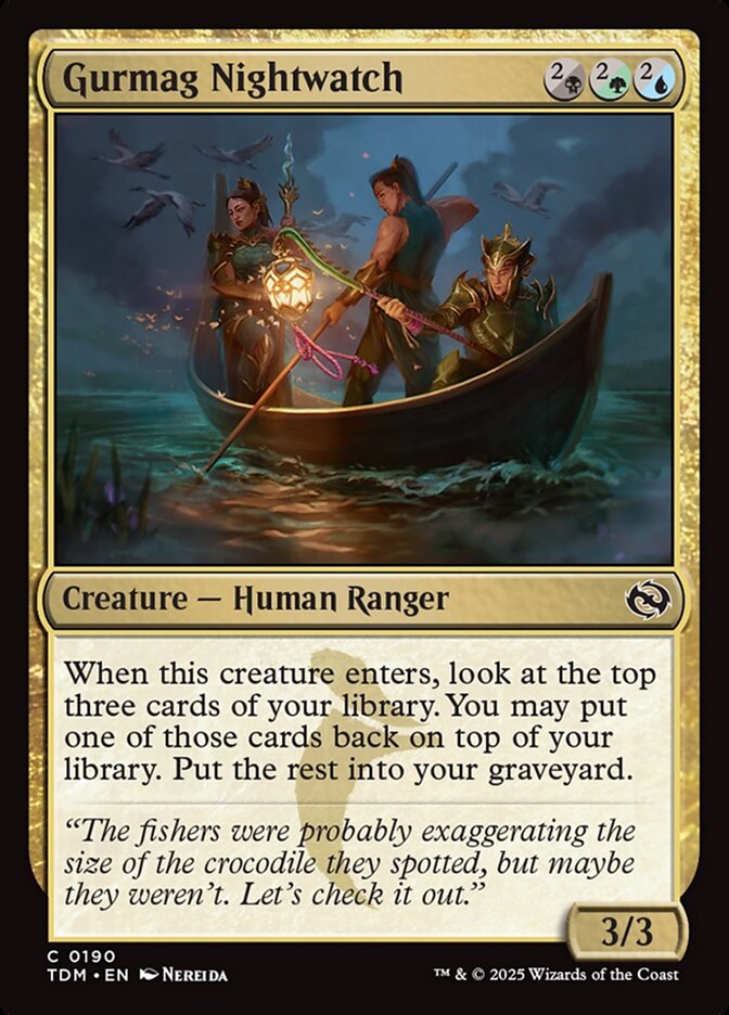 Gurmag Nightwatch (190) - [Foil] Tarkir: Dragonstorm (TDM)