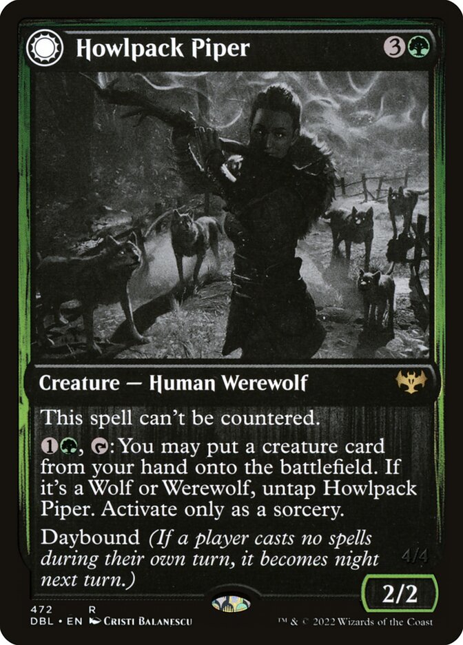 Howlpack Piper // Wildsong Howler - Innistrad: Double Feature (DBL)