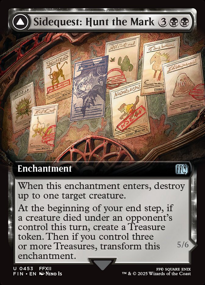 Sidequest: Hunt the Mark // Yiazmat, Ultimate Mark (453) - [Foil, Extended Art] Final Fantasy (FIN)