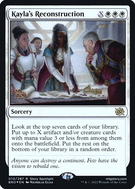 Kayla's Reconstruction (10s) - The Brothers' War Promos (PBRO)