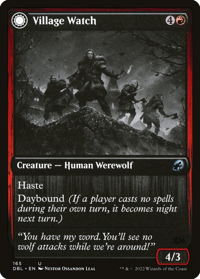 Village Watch // Village Reavers - Innistrad: Double Feature (DBL)