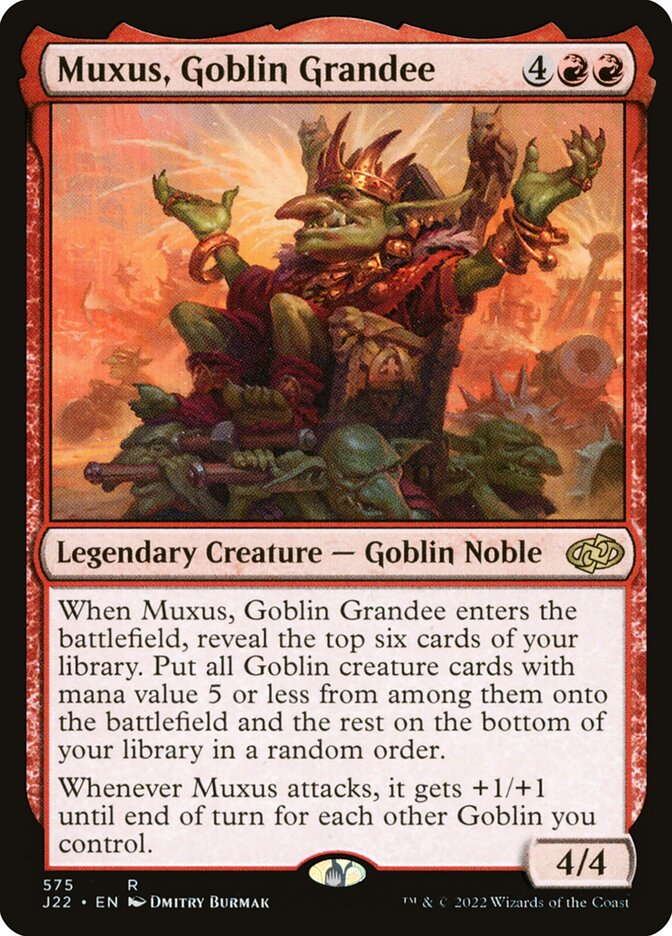 Muxus, Goblin Grandee (575) - Jumpstart 2022 (J22)