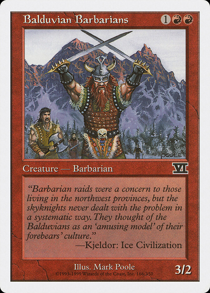 Balduvian Barbarians (166) - Classic Sixth Edition (6ED)