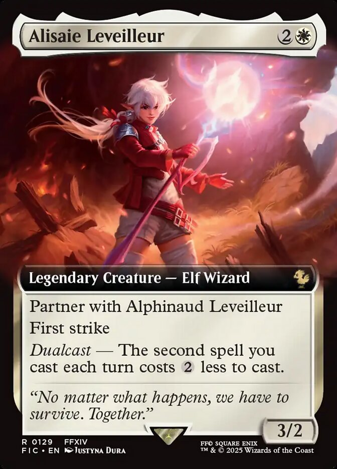 Alisaie Leveilleur (129) - [Foil, Extended Art] Final Fantasy Commander (FIC)