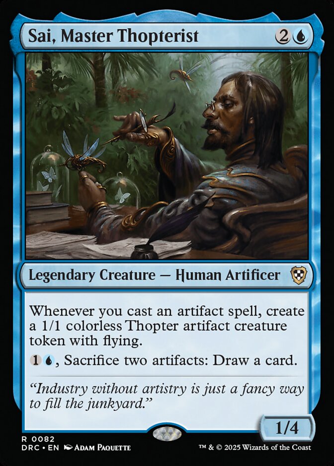 Sai, Master Thopterist (82) - Aetherdrift Commander (DRC)