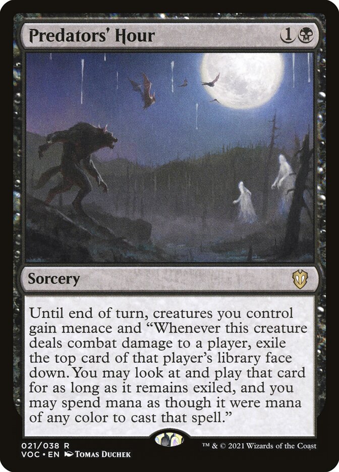 Predators' Hour (21) - Crimson Vow Commander (VOC)
