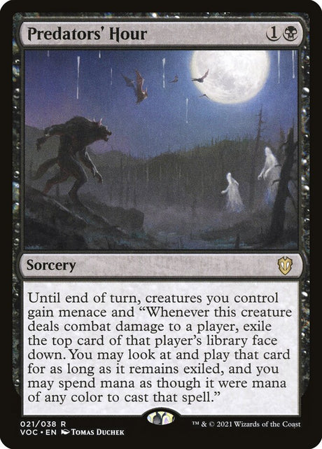 Predators' Hour (21) - Crimson Vow Commander (VOC)