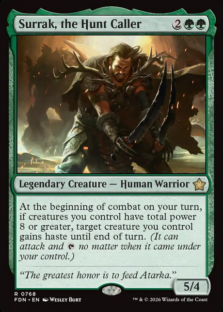 Surrak, the Hunt Caller (768) - Foundations (FDN)