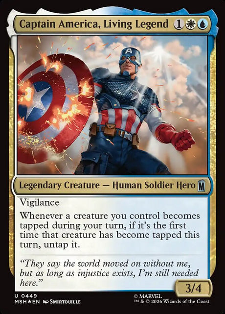 Captain America, Living Legend (449) - Marvel Super Heroes (MSH)