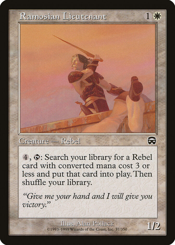 Ramosian Lieutenant (37) - Mercadian Masques (MMQ)
