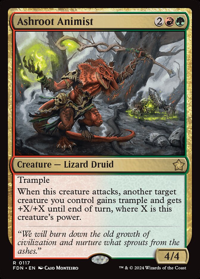 Ashroot Animist - [Foil] Foundations (FDN)