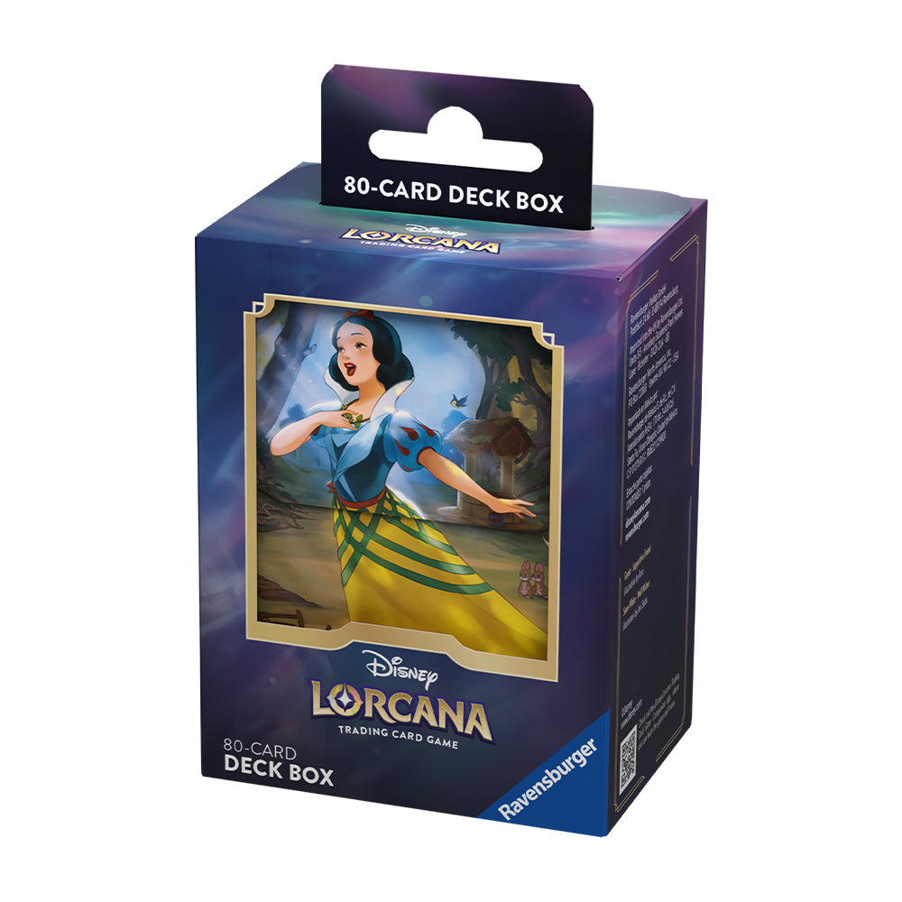 Disney Lorcana Deck Box - Snow White - Ravensburger Deck Boxes (RDB) Alchemist's Refuge Disney Lorcana Deck Box - Snow White - Ravensburger Deck Boxes (RDB) Alchemist's Refuge
