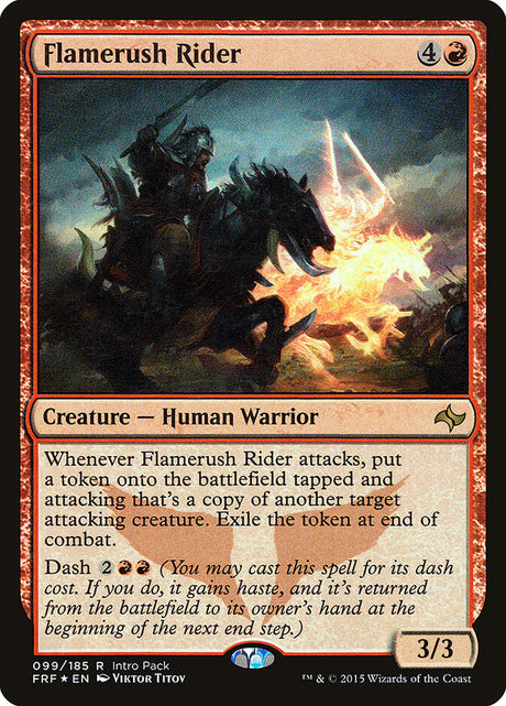 Flamerush Rider (99) - Fate Reforged Promos (PFRF)