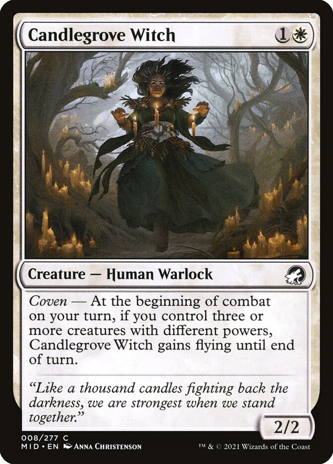 Candlegrove Witch (8) - Innistrad: Midnight Hunt (MID)
