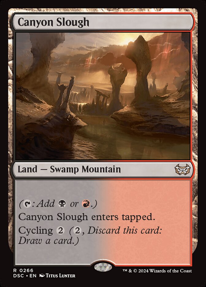 Canyon Slough (266) - Duskmourn: House of Horror Commander (DSC)