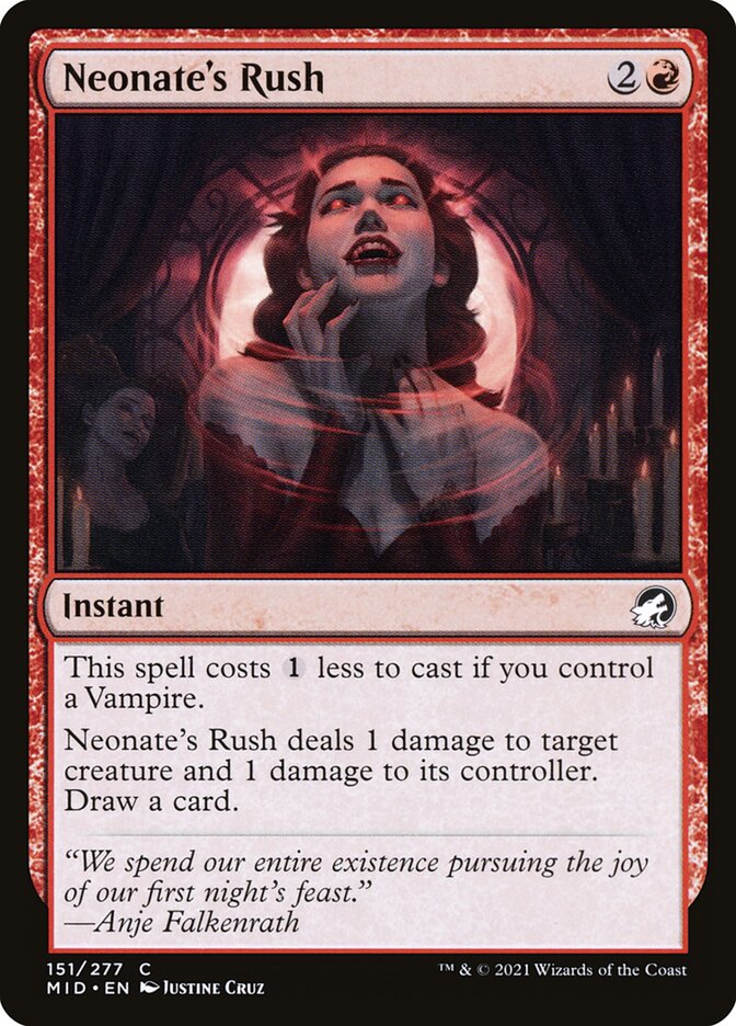 Neonate's Rush (151) - Innistrad: Midnight Hunt (MID)