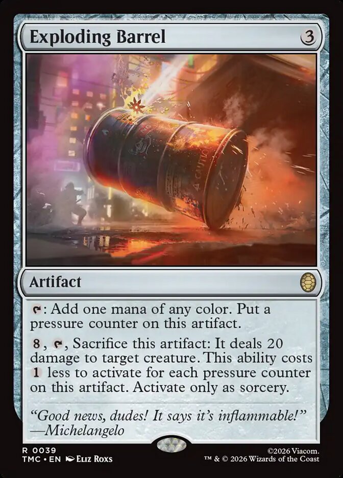 Exploding Barrel (39) - Teenage Mutant Ninja Turtles Eternal (TMC)