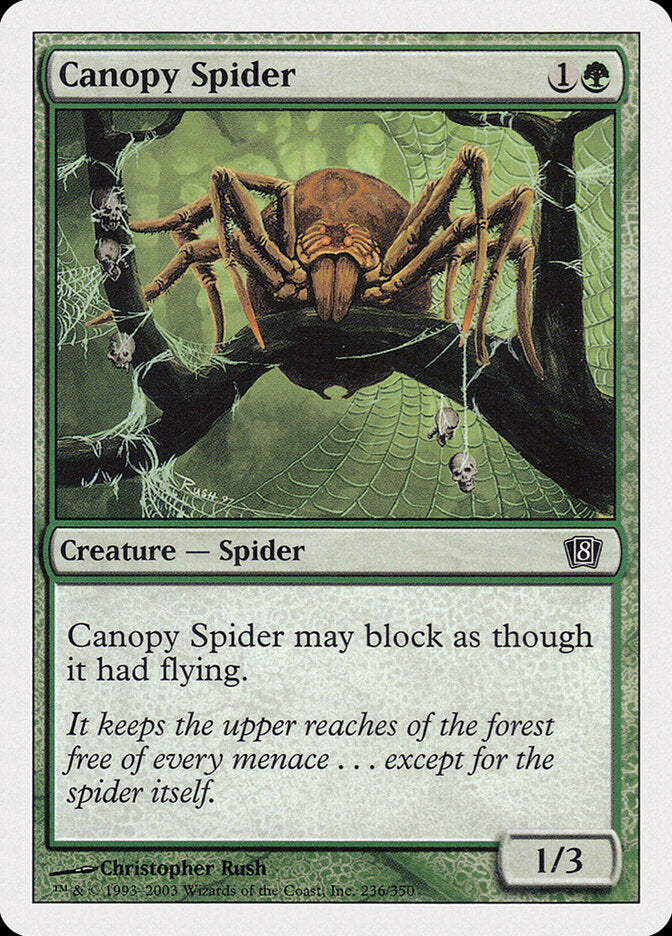Canopy Spider (236) - Eighth Edition (8ED)