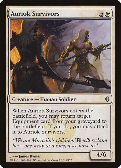 Auriok Survivors (3) - New Phyrexia (NPH)