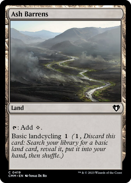 Ash Barrens (419) - Commander Masters (CMM)