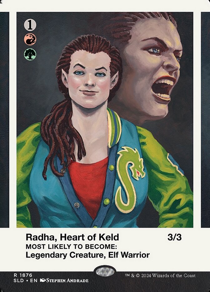 Radha, Heart of Keld // Radha, Heart of Keld (1876) - Secret Lair Drop (SLD)