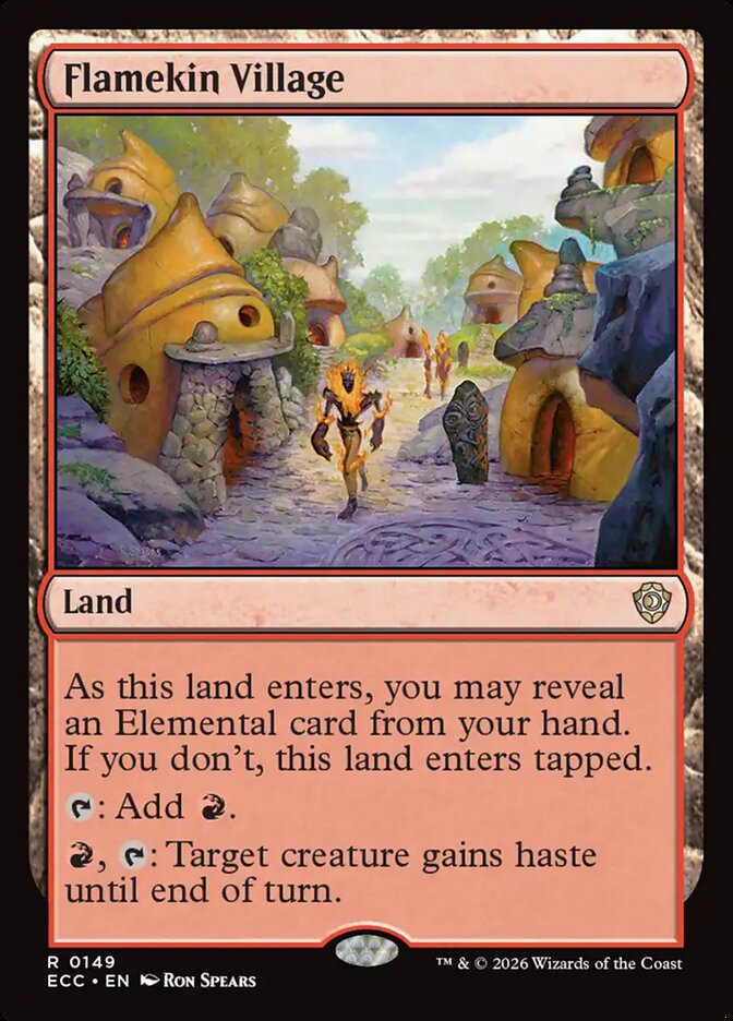 Flamekin Village (149) - Lorwyn Eclipsed Commander (ECC)