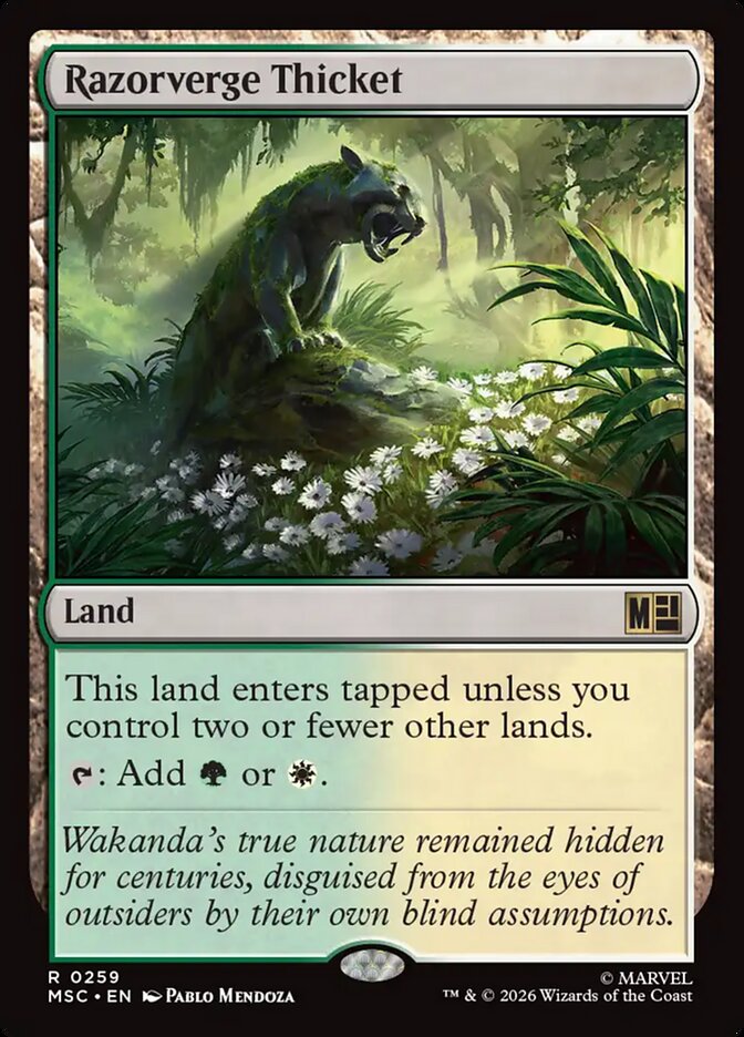 Razorverge Thicket (259) - Marvel Super Heroes Commander (MSC)