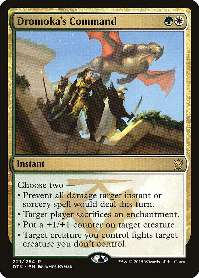 Dromoka's Command (221) - Dragons of Tarkir (DTK)