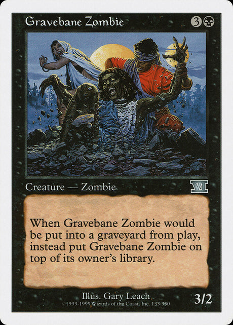 Gravebane Zombie (133) - Classic Sixth Edition (6ED)