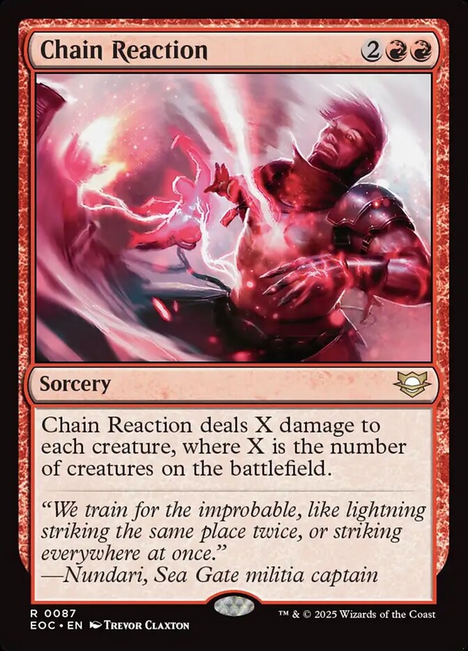 Chain Reaction (87) - Edge of Eternities Commander (EOC)