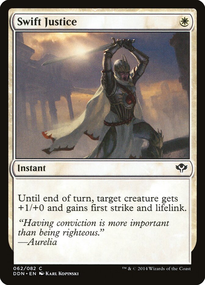 Swift Justice (62) - Duel Decks: Speed vs. Cunning (DDN)
