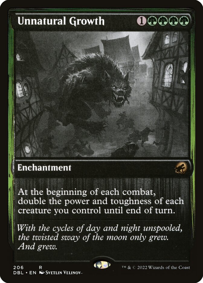 Unnatural Growth - [Foil] Innistrad: Double Feature (DBL)