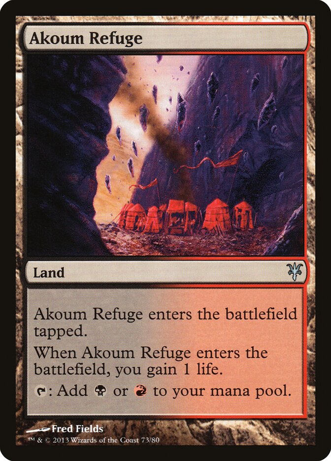 Akoum Refuge (73) - Duel Decks: Sorin vs. Tibalt (DDK)
