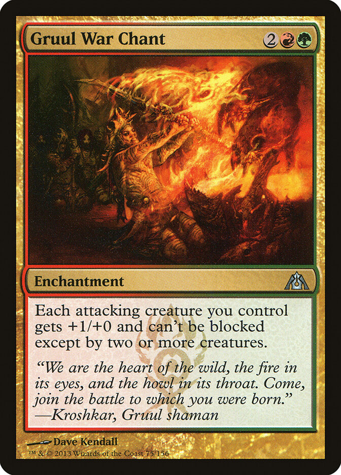 Gruul War Chant (75) - Dragon's Maze (DGM)
