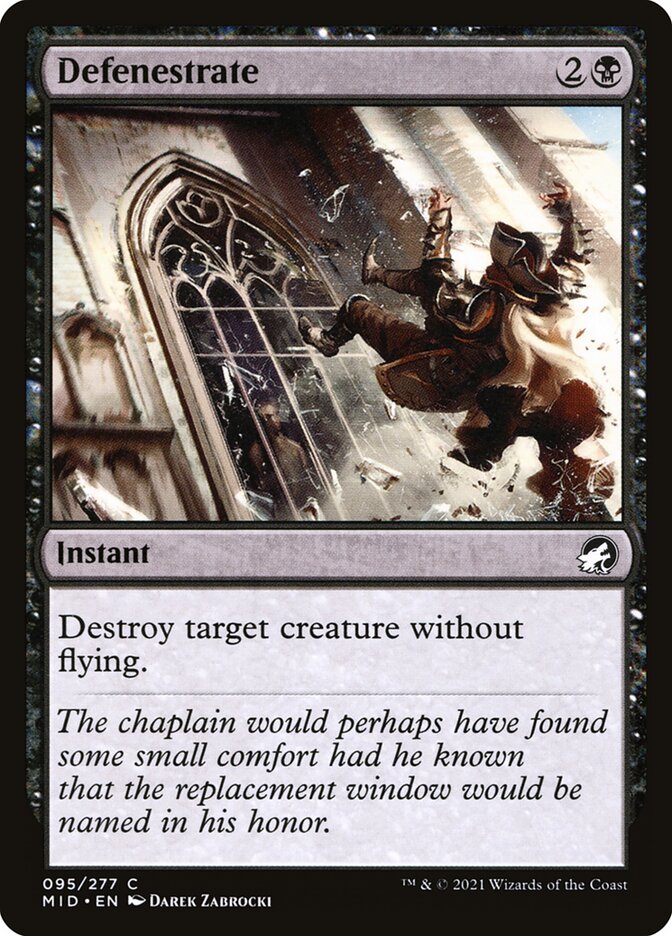 Defenestrate (95) - Innistrad: Midnight Hunt (MID)