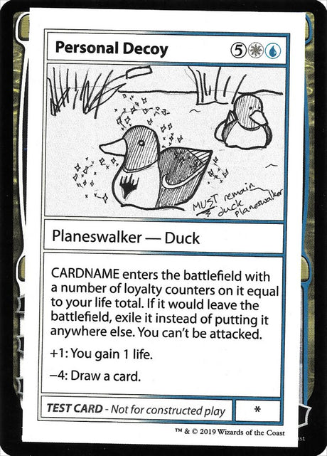 Personal Decoy (96) - Mystery Booster Playtest Cards 2021 (CMB2)