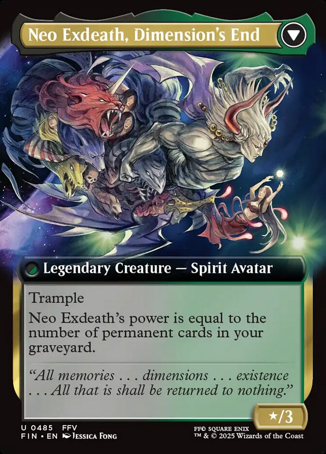 Exdeath, Void Warlock // Neo Exdeath, Dimension's End (485) - Final Fantasy (FIN)