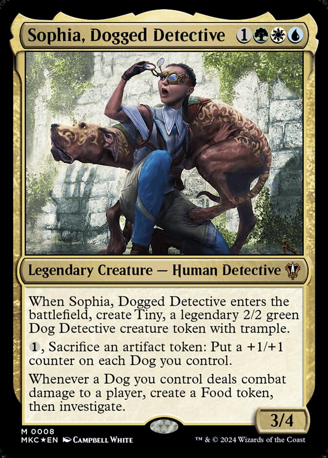 Sophia, Dogged Detective (8) - Murders at Karlov Manor Commander (MKC)