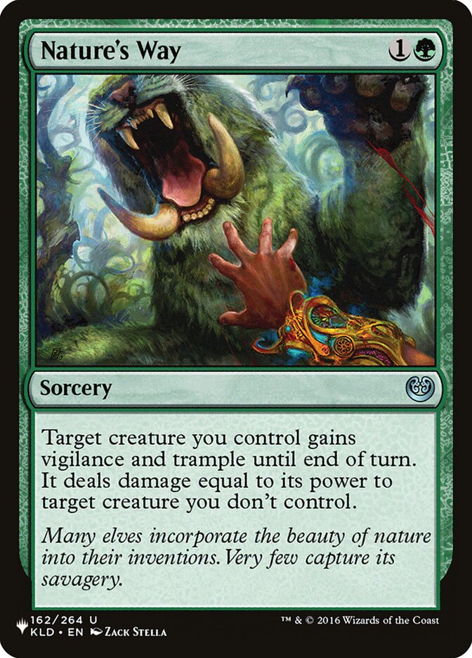 Nature's Way (KLD-162) - The List (PLST)