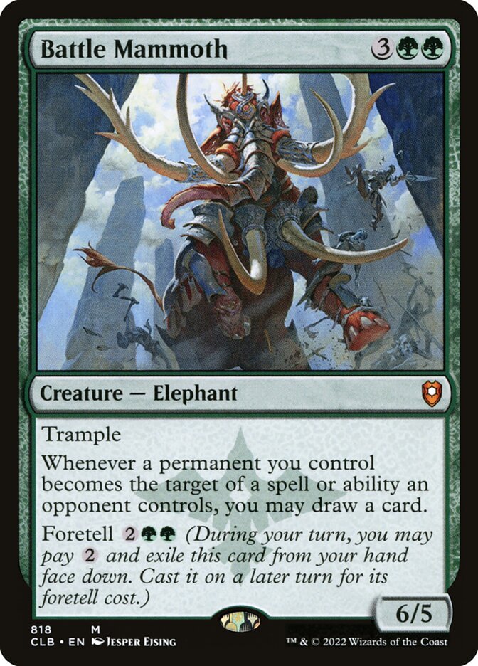 Battle Mammoth (818) - Commander Legends: Battle for Baldur's Gate (CLB)