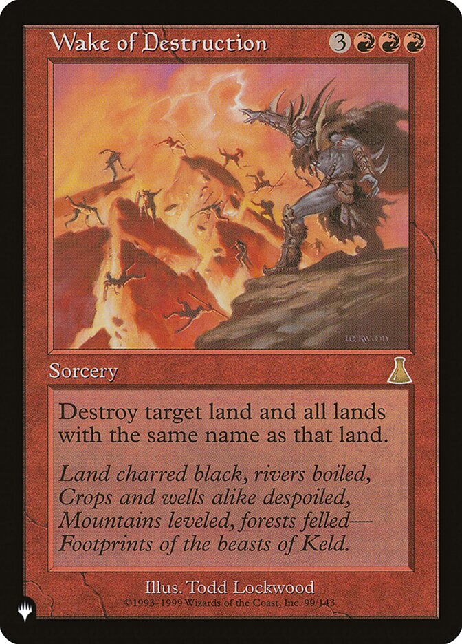 Wake of Destruction (UDS-99) - The List (PLST)